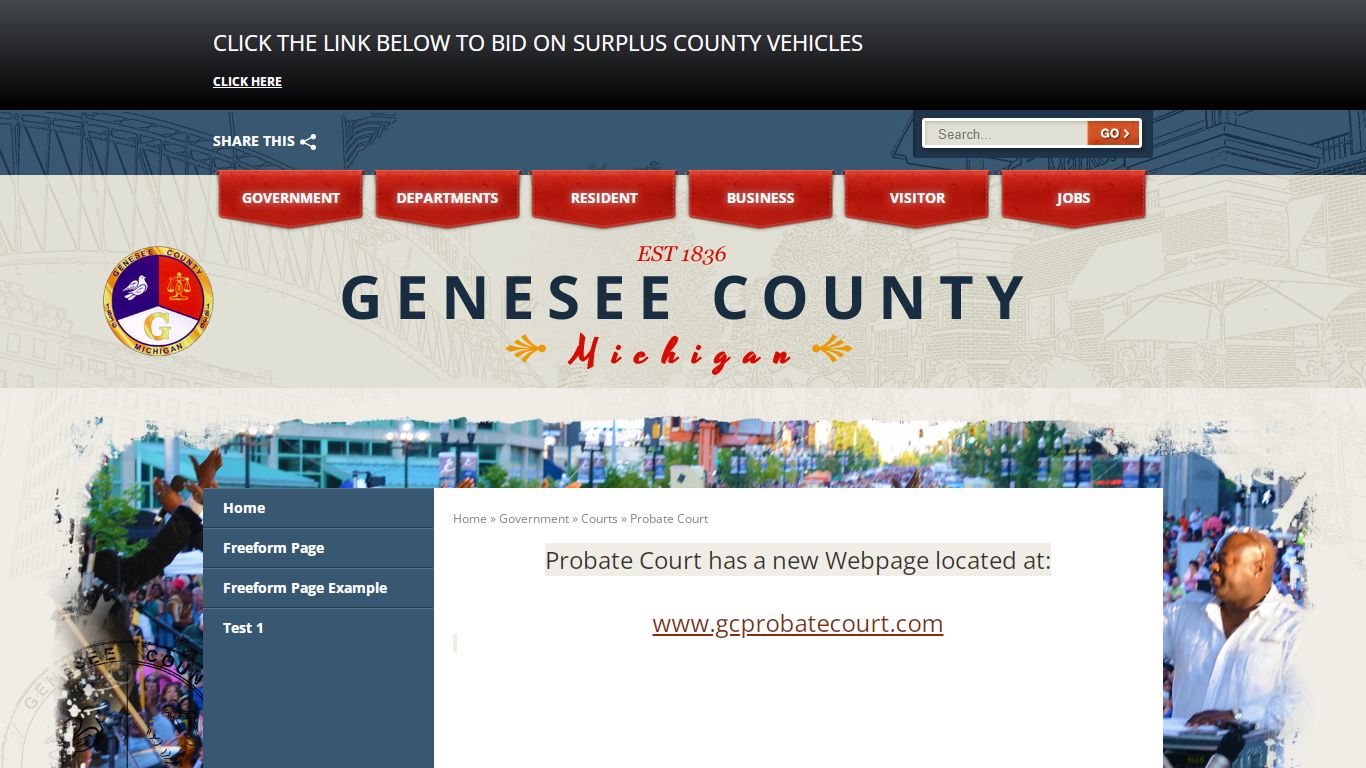 Welcome to Genesee County Michigan